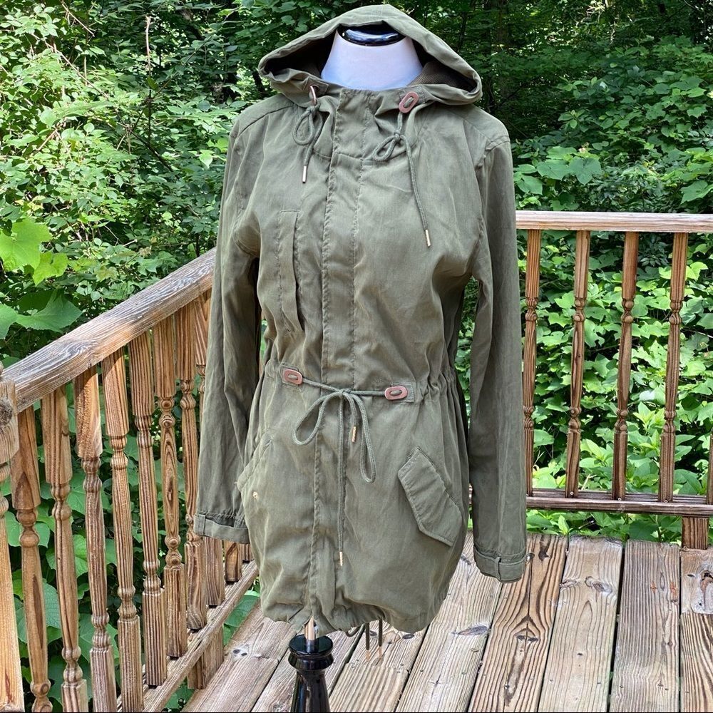 Iris Green Hooded Jacket 
